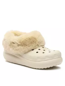Мюли Crocs, бежевый