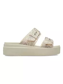 Мюли Crocs, бежевый