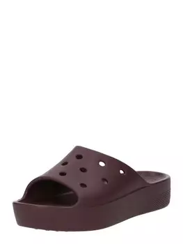 Мюли Crocs, бургундия