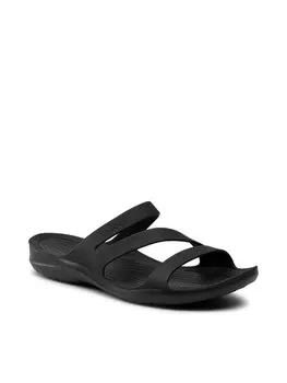 Мюли Crocs, черный
