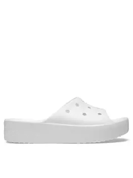 Мюли Crocs Classic Platform Slide 208180, белый