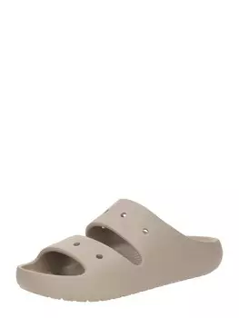 Мюли Crocs Classic, серо-коричневый