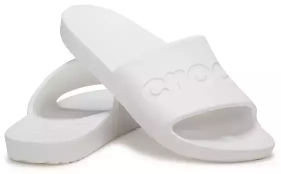Мюли Crocs " Crocs Slide", купальная обувь, тапочки, пляжная обувь с удобной стелькой, белый