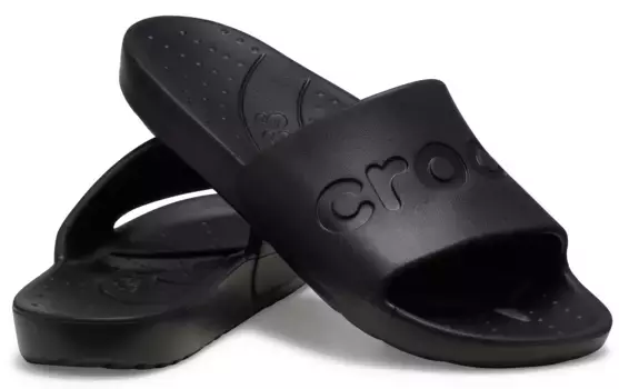 Мюли Crocs " Crocs Slide", купальная обувь, тапочки, пляжная обувь с удобной стелькой, черный