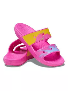 Мюли Crocs, цвет pink/bunt