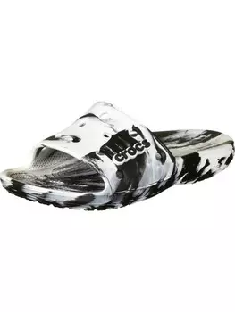 Мюли Crocs, цвет white/black