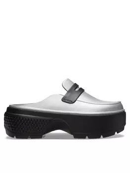Мюли Crocs farben, серебро