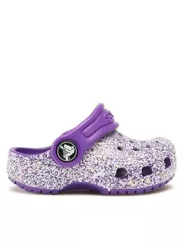 Мюли Crocs, фиолетовый