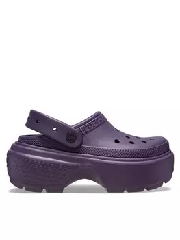 Мюли Crocs, фиолетовый