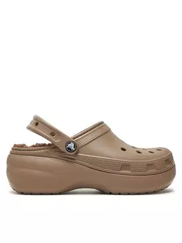 Мюли Crocs, коричневый