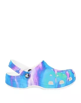 Мюли Crocs, лазурный