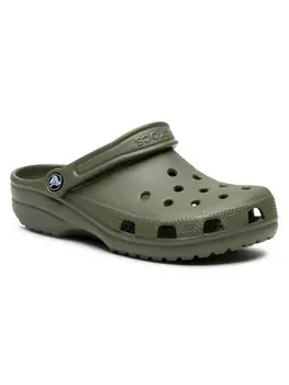 Мюли Crocs, зеленый