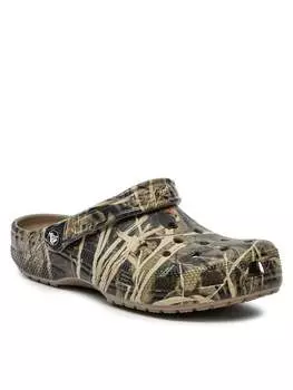 Мюли Crocs, зеленый