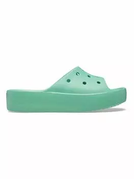 Мюли Crocs, зеленый