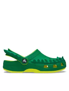 Мюли Crocs, зеленый