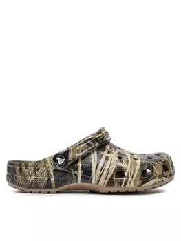 Мюли Crocs, зеленый