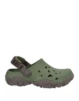 Мюли Crocs, зеленый