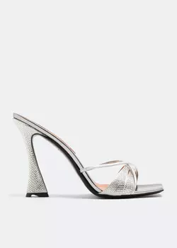 Мюли D'Accori Lust, серебряный