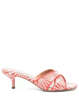 Мюли Divine 55 Aquazzura, красный