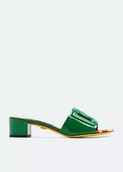 Мюли Dolce&Gabbana DG Cut-Out, зеленый