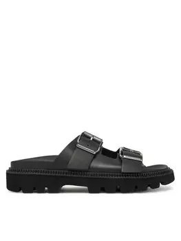 Мюли Double Strap Sandal EN0EN02753 Tommy Jeans, черный