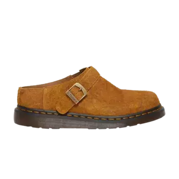 Мюли Dr. Martens Isham Marbled Suede Slingback Mule Brown Mustard, коричневый