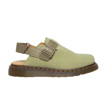 Мюли Dr. Martens Jorge 2 Slingback Mule Pale Olive, зеленый
