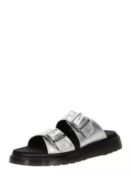 Мюли Dr. Martens Josef, серебряный