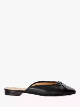 Мюли Dune Haylas Leather Ballerina, черный
