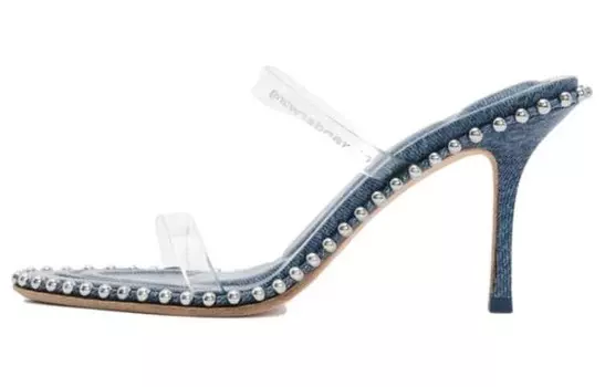 Мюли джинсовые Alexander Wang Nova, синий