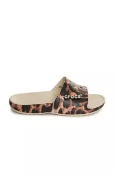 Мюли - Ecru - Flat Crocs, экрю