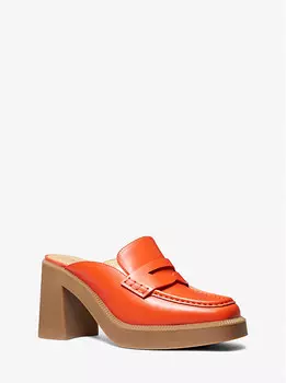 Мюли Eden Leather Platform Michael Kors, оранжевый