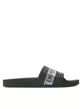 Мюли Emporio Armani, хаки