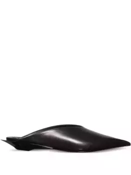 Мюли Fang с заостренным носком Mugler, черный