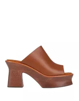 Мюли Ferragamo, коричневый