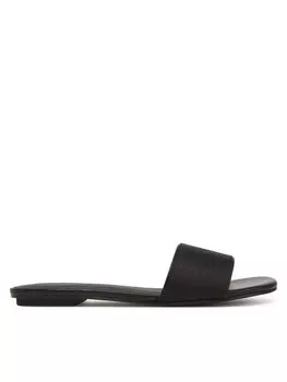 Мюли Flat Slide Jacq HW0HW02389 Calvin Klein, черный
