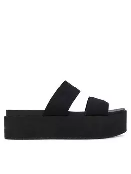 Мюли Flatform Sandal Webbing In YW0YW01789 Calvin Klein Jeans, черный