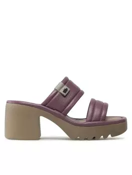 Мюли Fly London, фиолетовый