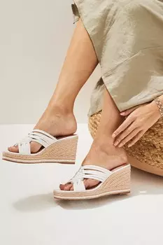 Мюли Forever Comfort Weave на танкетке Next, белый
