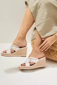 Мюли Forever Comfort Weave на танкетке Next, белый