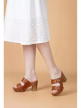 Мюли Foreverfolie, кэмел