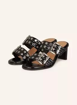 Мюли Ganni, черный