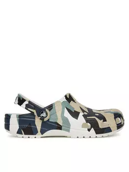 Мюли Geo Camo Clog 211009 Crocs, мультиколор