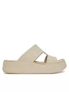 Мюли Getaway Groove Platform HStrap 210701 Crocs, бежевый