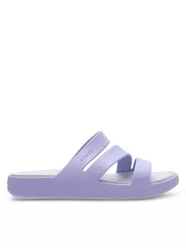 Мюли Getaway Strappy 209587 Crocs, фиолетовый