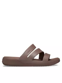 Мюли Getaway Strappy 209587 Crocs, коричневый