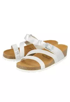 Мюли GLITTER LICO, серебристого цвета