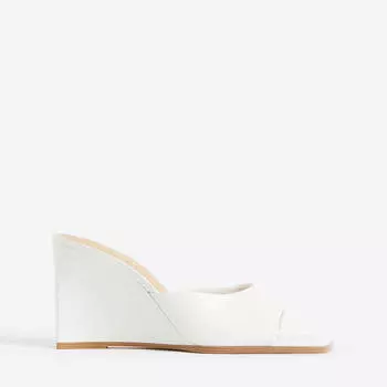 Мюли H&M Wedge-heeled, белый