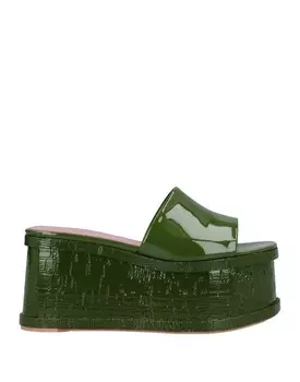 Мюли Haus Of Honey, зеленый