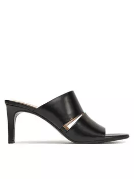 Мюли Heel Mule 70 - Lth 2 Straps HW0HW02460 Calvin Klein, черный
